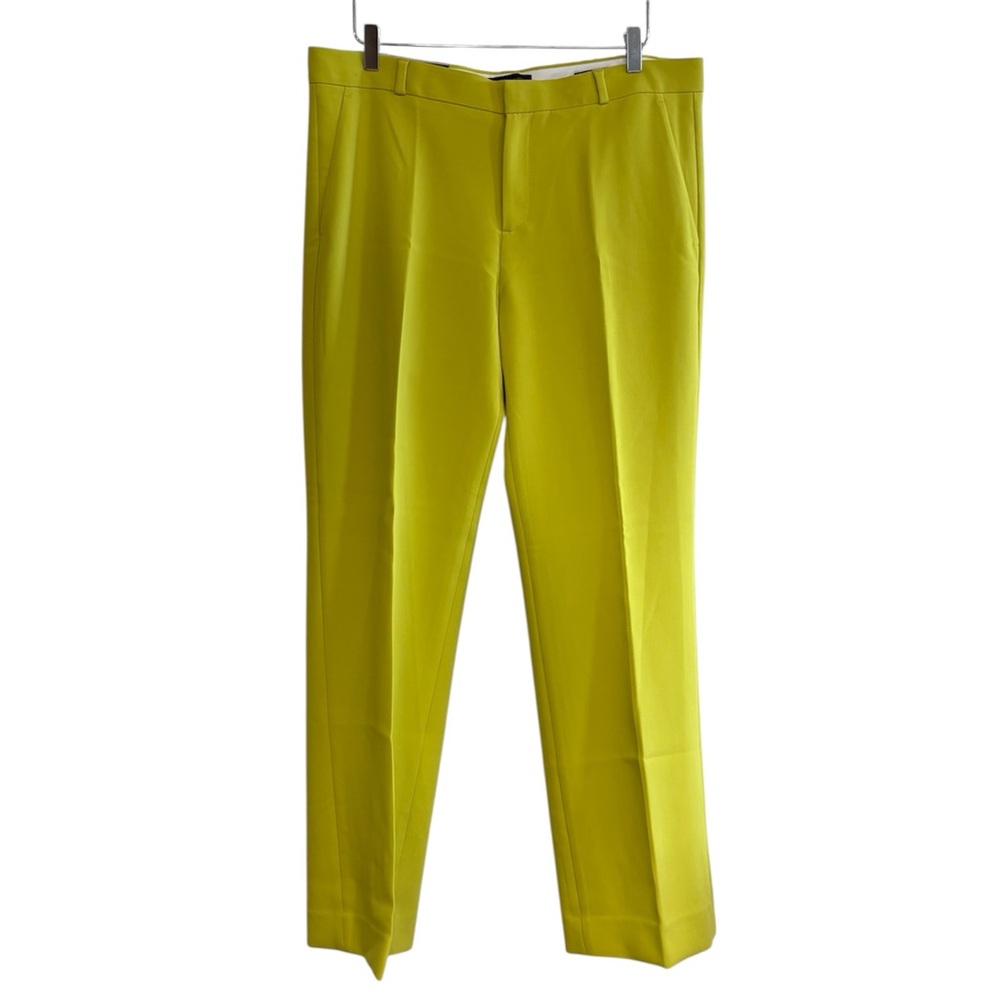 Banana Republic  Logan Midrise trousers in Chartreuse size 14 NWT - Picture 6 of 12